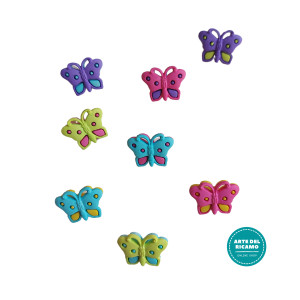 Decorative Buttons - Button Fun Butterflies